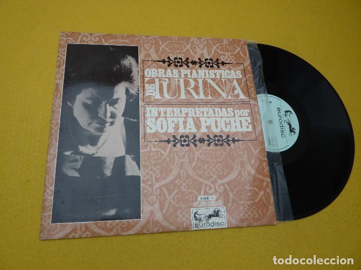 Discos de vinil: obras pianisticas de Turina-Sofia Puche (EX+/M-) Spin edit 1968 Vinilo LP &ccedil;