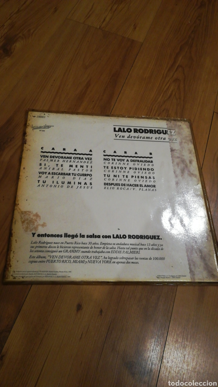 Discos de vinilo: Lalo Rodr&iacute;guez , dev&oacute;rame otra vez - Foto 2