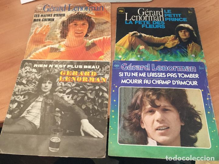 Discos de vinilo: GERARD LENORMAN LOTE 4 SINGLE (EPI10) - Foto 1