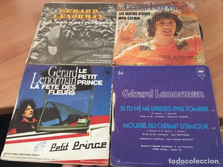 Discos de vinilo: GERARD LENORMAN LOTE 4 SINGLE (EPI10) - Foto 2