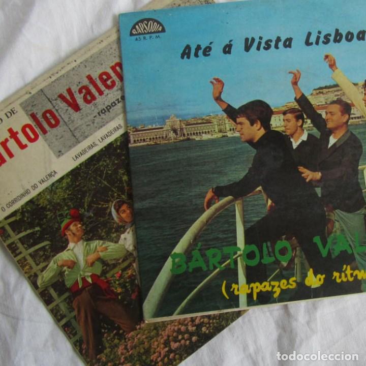 Discos de vinilo: 2 vinilos firmados de Bartolo Valen&ccedil;a Rapazes do ritmo - Foto 1
