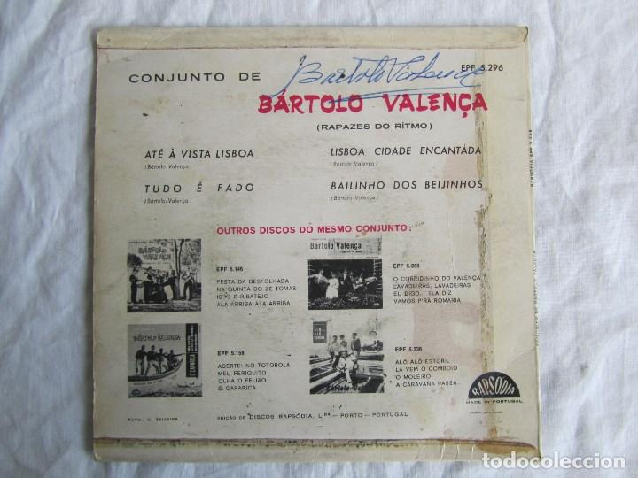 Discos de vinilo: 2 vinilos firmados de Bartolo Valen&ccedil;a Rapazes do ritmo - Foto 3