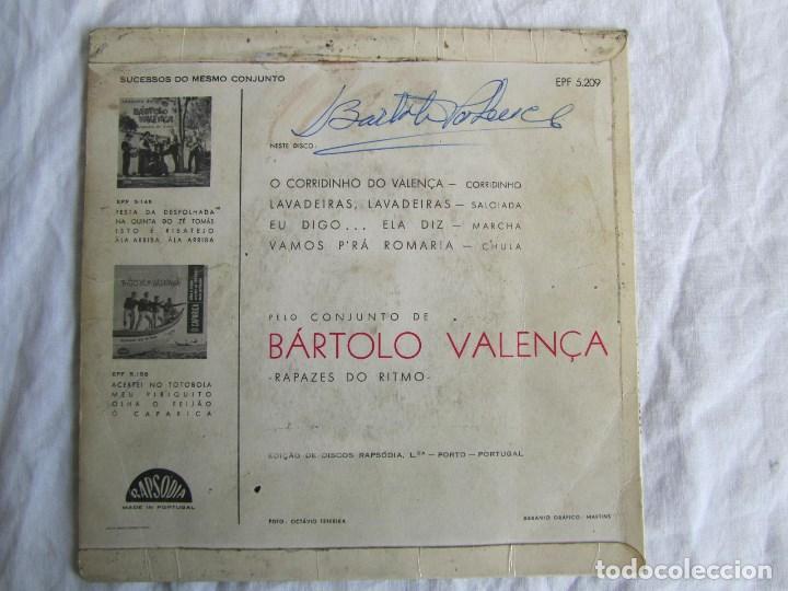 Discos de vinilo: 2 vinilos firmados de Bartolo Valen&ccedil;a Rapazes do ritmo - Foto 8