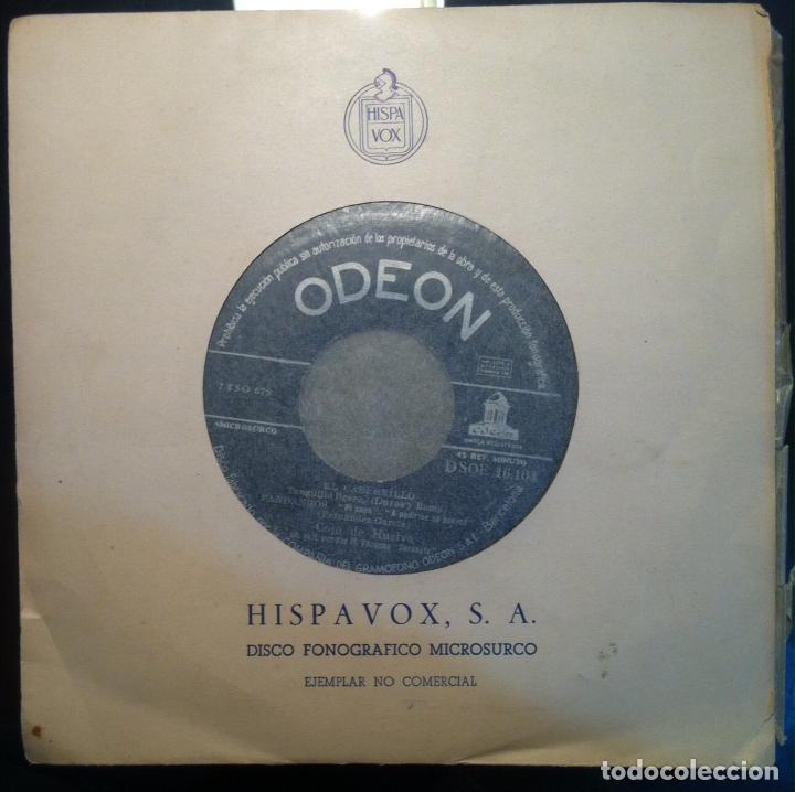 Discos de vinilo: Cojo de Huelva. El Cabrerillo. 1958. DSOE 16.104 - Foto 1