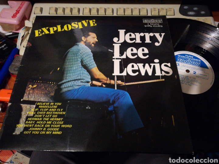 Discos de vinilo: Jerry lee lewis lp explosive inglaterra 1965 - Foto 1