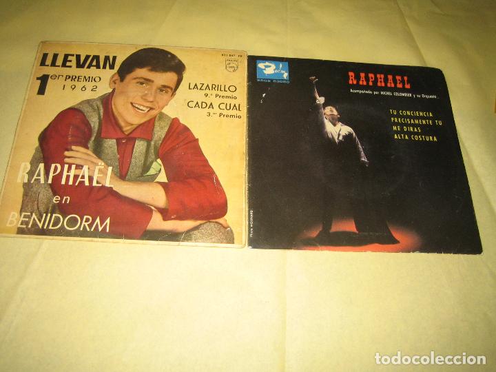 Discos de vinilo: RAPHAEL - LOTE DE DOS EPS - Foto 1