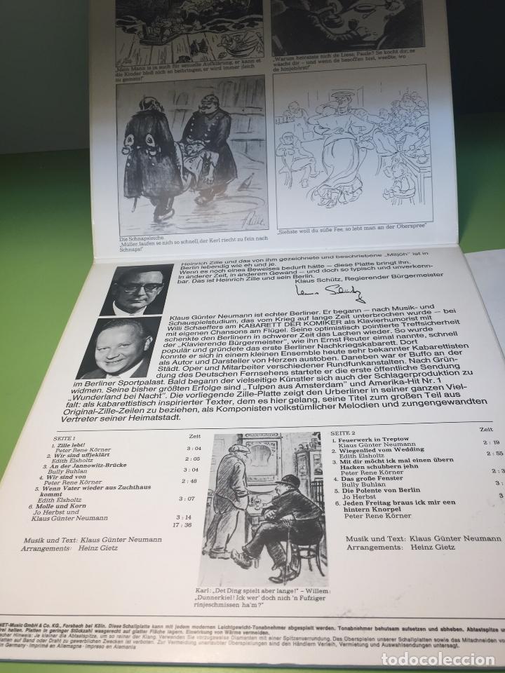 Discos de vinilo: Zille Sein Berl&iacute;n, sello Cornet - Foto 2