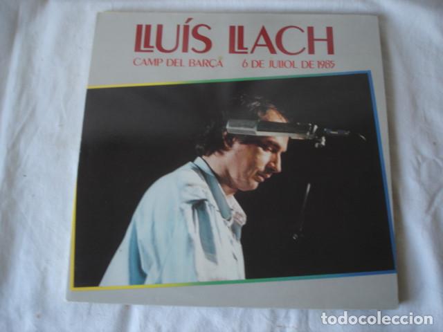 Discos de vinilo: Llu&iacute;s Llach    Camp Del Bar&ccedil;a, 6 De Juliol De 1985 - Foto 1