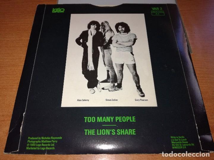 Discos de vinilo: Vardis - Too Many People Doble Single - Foto 2