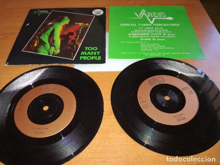 Discos de vinilo: Vardis - Too Many People Doble Single - Foto 3