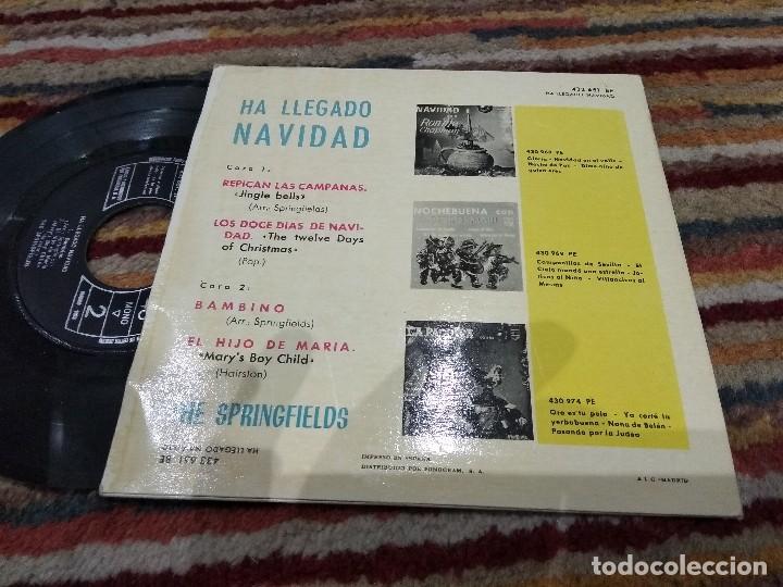 Discos de vinilo: EP THE Springfields ha llegado la Navidad vg++ - Foto 2