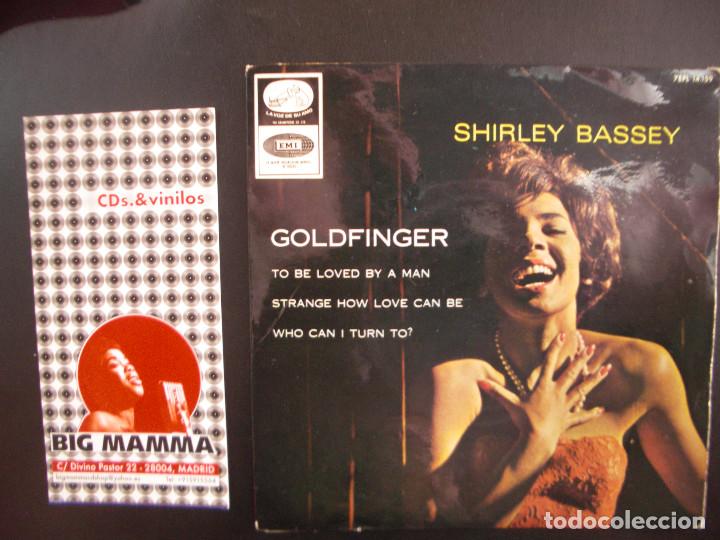 Discos de vinilo: SHIRLEY BASSEY- GOLDFINGER. EP - Foto 1