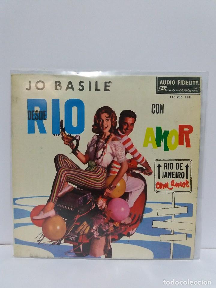 Disques de vinyle: EP ** JO BASILE DESDE RIO CON AMOR / BAHIA ** COVER/ NEAR MINT / EP/ NEAR MINT /MINT ** 1965