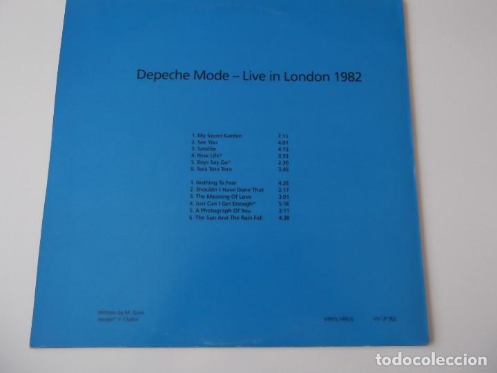 Discos de vinilo: DEPECHE MODE - Live in London 1982 - Foto 2