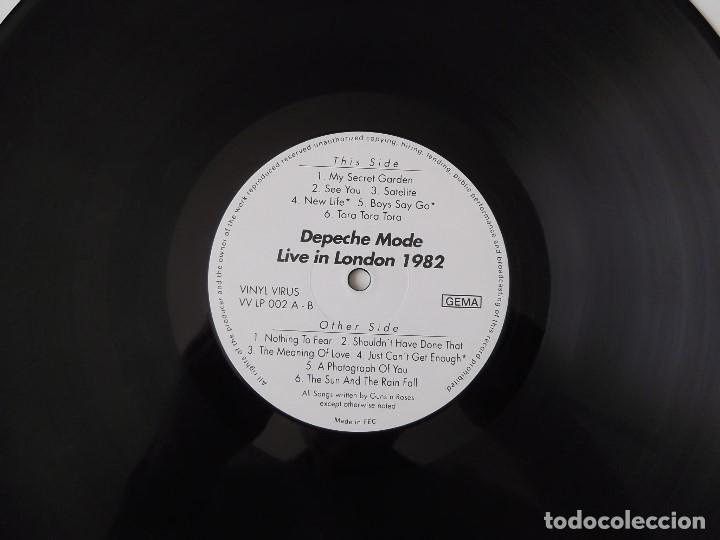 Discos de vinilo: DEPECHE MODE - Live in London 1982 - Foto 3