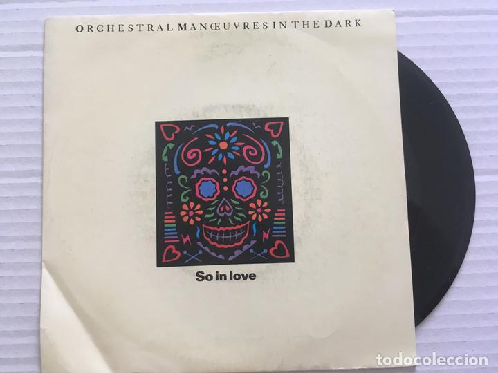 Discos de vinilo: 7 SINGLE-O.M.D- SO IN LOVE - Foto 1