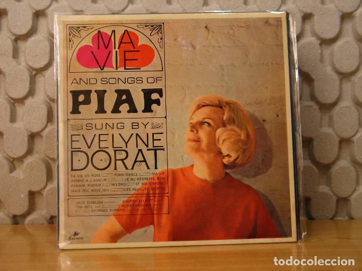 Dischi in vinile: Evelyne Dorat - Ma Vie And Songs Of Piaf - Saga SOC 1029 - 1966 - Edici&oacute;n UK