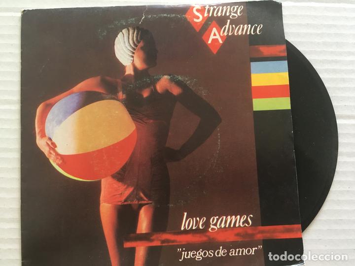 Discos de vinilo: 7 SINGLE-STRANGE ADVANGE-LOVE GAMES - Foto 1