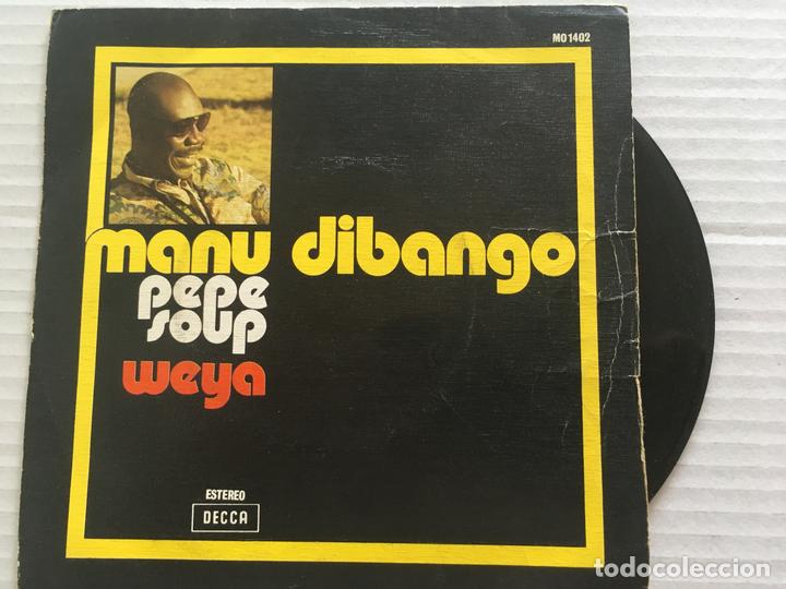 Discos de vinilo: 7 SINGLE-MANU DIBANGO-PEPE SOUP - Foto 1