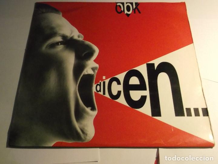 Discos de vinilo: OBK-DICEN-ORIGINAL ESPA&Ntilde;OL 1983-MAXI SINGLE - Foto 1