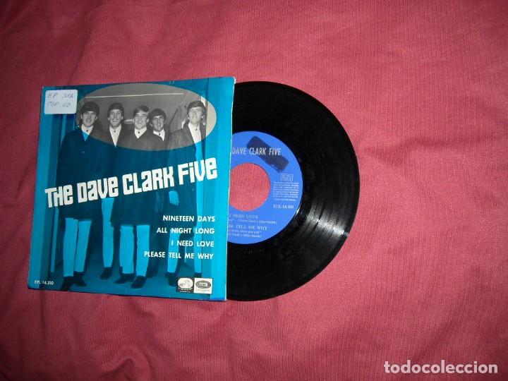 Discos de vinilo: The Dave Clark Five   EP .Nineteen Days.1966. SPA - Foto 1