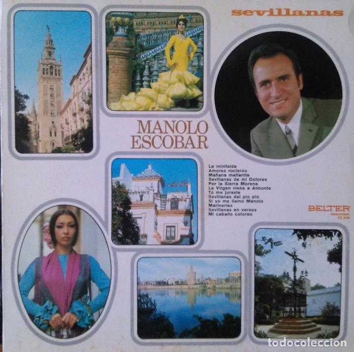 Discos de vinilo: Manolo Escobar, Sevillanas - Foto 1