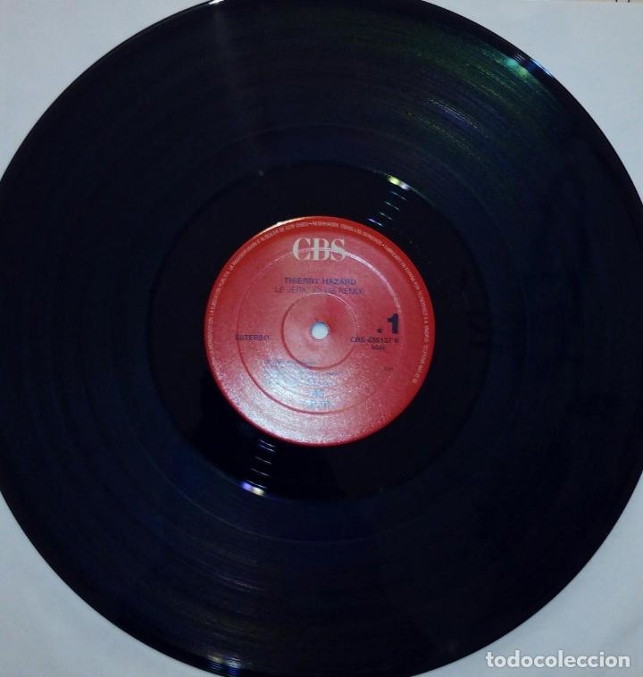 Discos de vinilo: MAXI SINGLE THIERRY HAZARD - LE JERK! - CBS 1990 - Foto 4