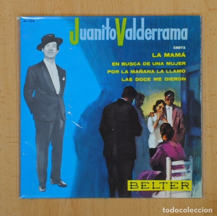 Discos de vinilo: JUANITO VALDERRAMA - LA MAMA + 3 - EP - Foto 1