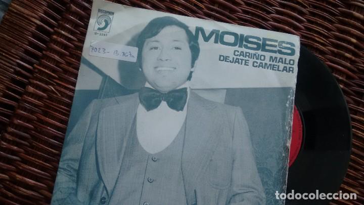 Disques de vinyle: SINGLE (VINILO) DE MOISES A&Ntilde;OS 70