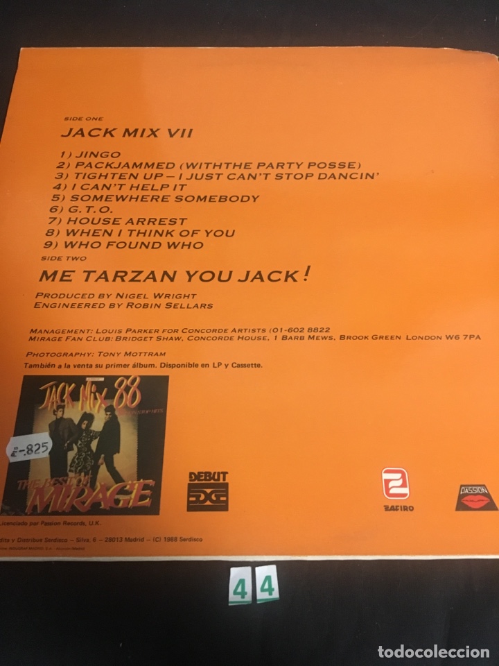 Discos de vinilo: Mirage ( vinilo Segunda mano ) - Foto 2