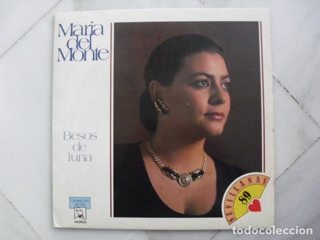 Discos de vinilo: MARIA DEL MONTE. BESOS DE LUNA. 1989. - Foto 1