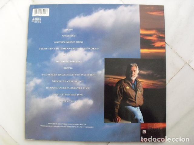 Discos de vinilo: KENNY ROGERS SOMETHING INSIDE SO STRONG. 1989. - Foto 2