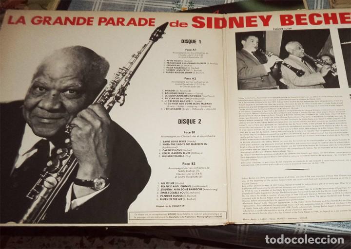Discos de vinilo: LE GRANDE PARADE DE SIDNEY BECHET 2 VINILOS LP - Foto 2