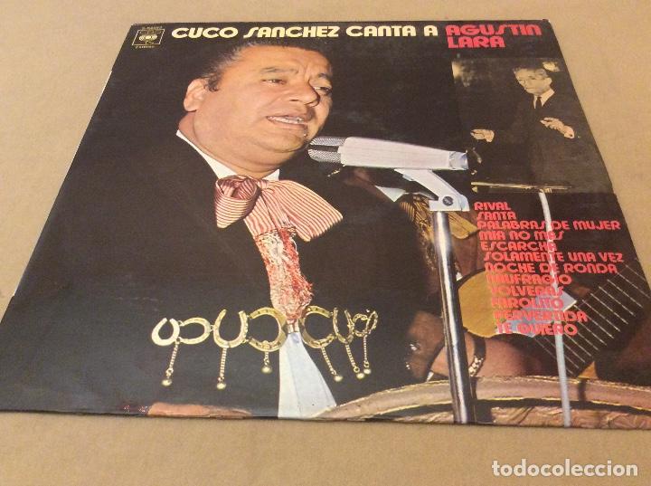 Discos de vinilo: CUCO SANCHEZ - CANTA A AGUSTIN LARA.  CBS 1970. - Foto 1