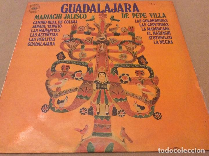 Dischi in vinile: MARIACHI JALISCO DE PEPE VILLA GAUDALAJARA. 1970 CBS.