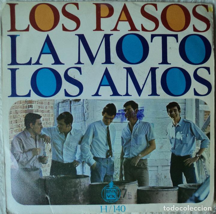 Discos de vinilo: Los Pasos - La moto - Edici&oacute;n de 1966 de Espa&ntilde;a - Foto 1