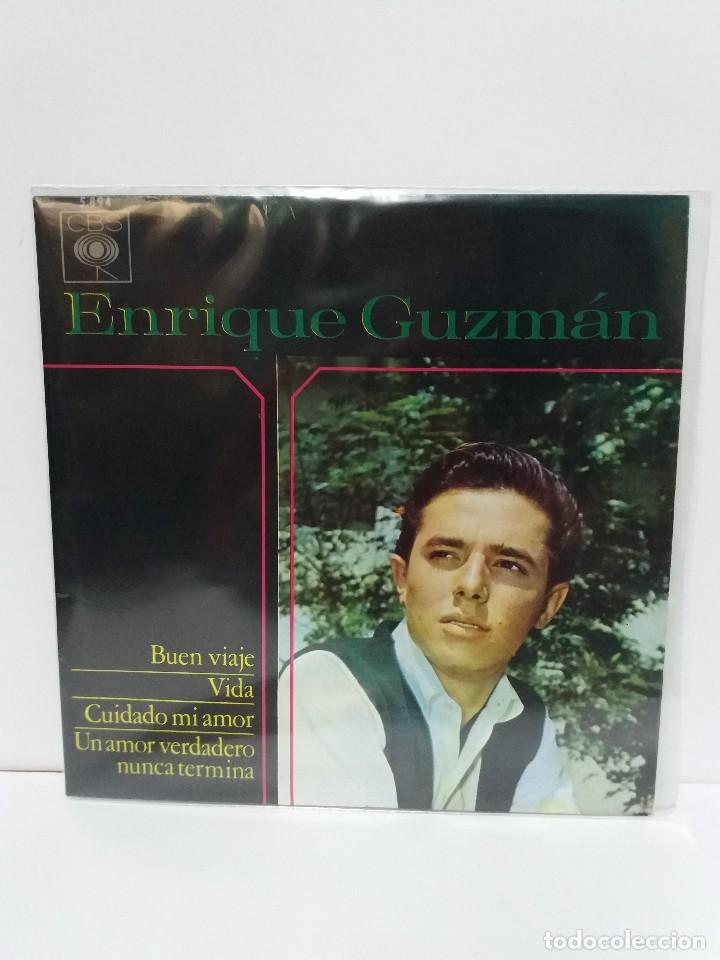 Disques de vinyle: EP ** ENRIQUE GUZMAN ** BUEN VIAJE ** COVER/ MINT ** EP/ MINT ** 1964