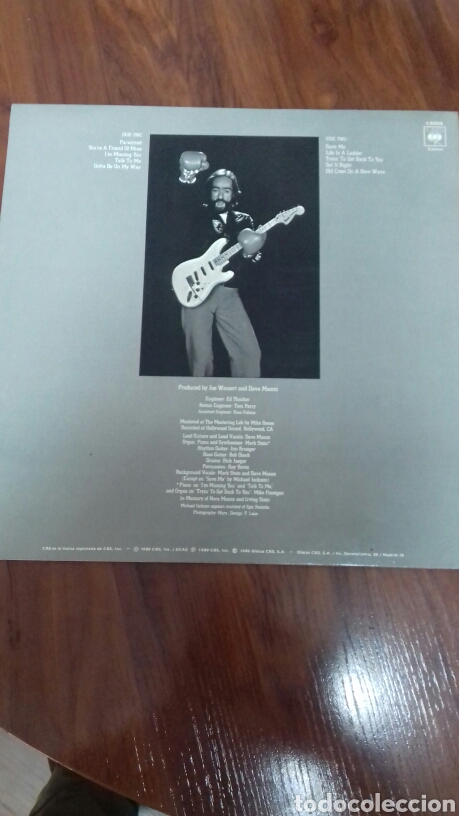 Discos de vinilo: Dave Mason, Old Crest on a New Wave. 1.980 - Foto 2