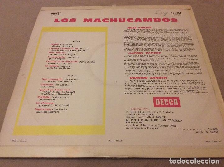 Discos de vinilo: Los machucambos decca 1963.. ed francia. - Foto 2