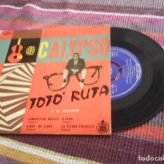 Discos de vinilo: CALYPSO TOTO TOTO' RUTA Y SU ORQUESTA EP CINDY OH CINDY, DIANA, LA PÍCARA PULGUITA..... Lote 120485731