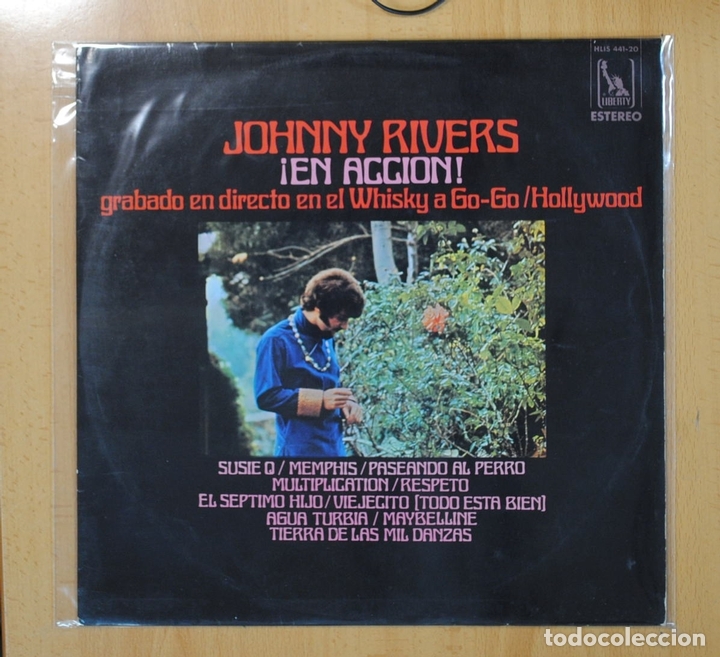 Discos de vinilo: JOHNNY RIVERS - &iexcl;EN ACCION! - LP - Foto 1