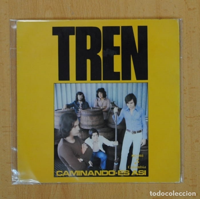 Discos de vinilo: TREN - CAMINANDO / ES ASI - SINGLE - Foto 1
