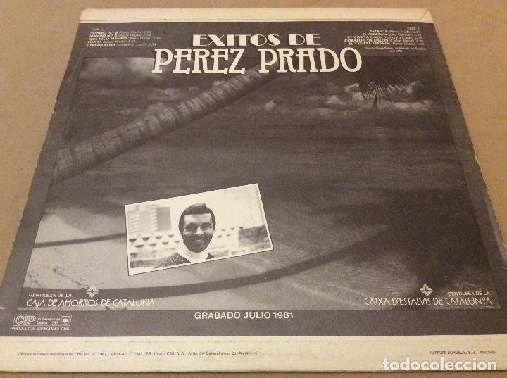 Discos de vinilo: Perez prado. EXITOS DE PEREZ PRADO - CBS 1981. - Foto 2