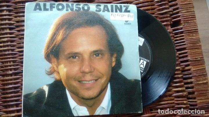 Discos de vinilo: SINGLE (VINILO) DE ALFONSO SAINZ A&Ntilde;OS 80 - Foto 1