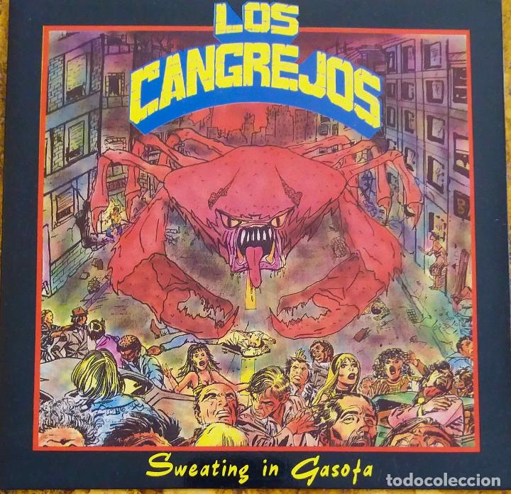 Discos de vinilo: LOS CANGREJOS. SWEATING IN GASOFA. EP + INSERT - Foto 1