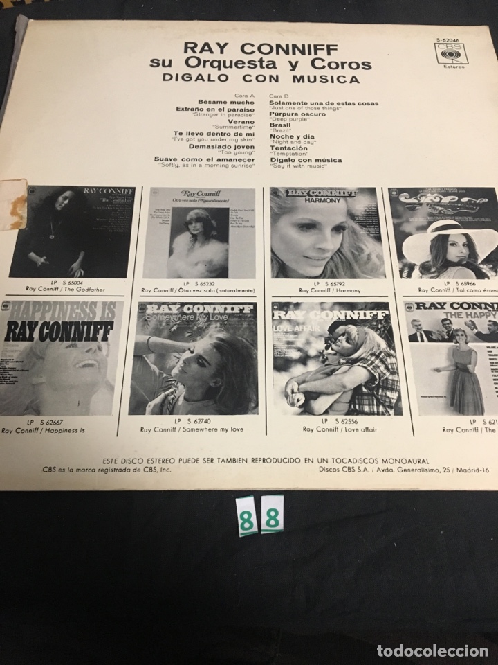 Discos de vinilo: Ray conniff ( vinilo Segunda mano ) - Foto 2