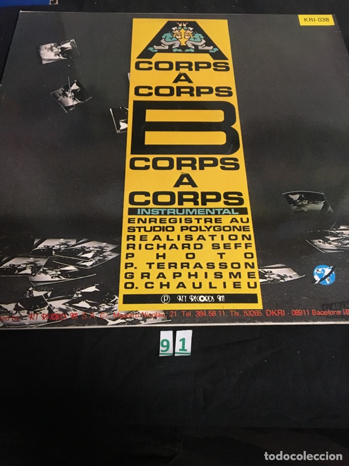 Discos de vinilo: Corps corps ( vinilo Segunda mano ) - Foto 2