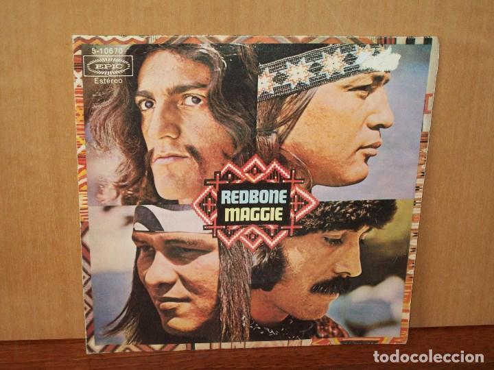 Discos de vinilo: REDBONE  -  MAGGIE  -   NEW  BLUE  SERMONETTE  -  SINGLE - Foto 1