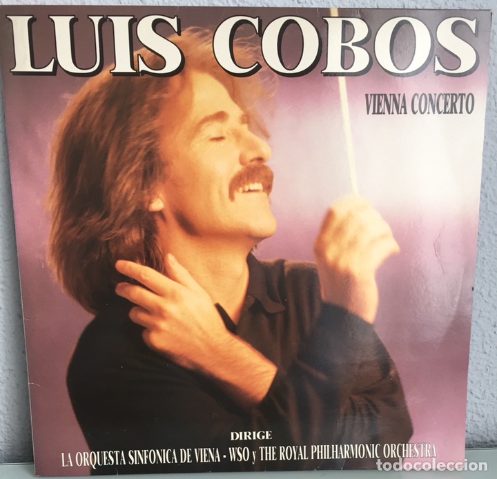 Discos de vinilo: Luis Cobos. Vienna concerto. CBS 1988 Como nuevo - Foto 1