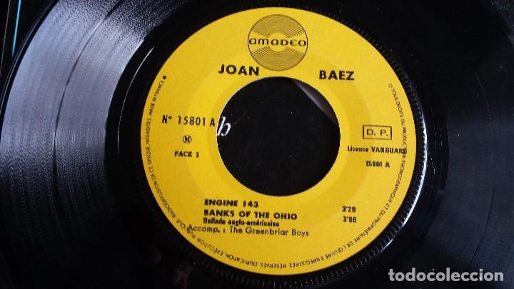 Discos de vinilo: EP JOAN BAEZ: PLAIR DAMOUR/ENGINE 143&hellip; - Foto 3